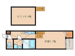 Sereno内田橋の物件間取画像